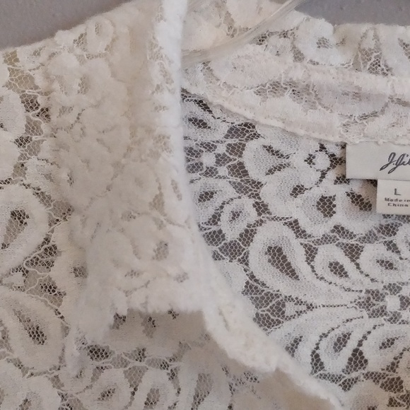 J. Jill lacy button-down top - Picture 5 of 7